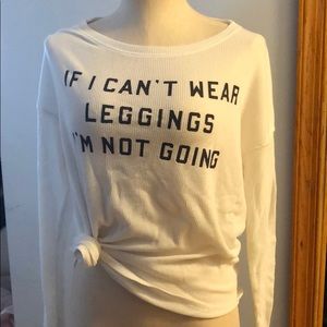Pink Long Sleeve waffle tee
